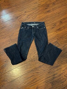 Rock & Republic Dark Indigo Bootcut Jeans. Size 27 inseam 30.